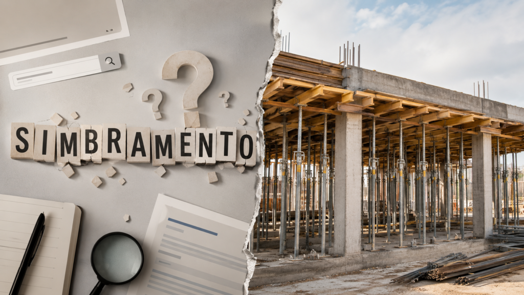 Simbramento term compared with cimbramento construction support and formwork