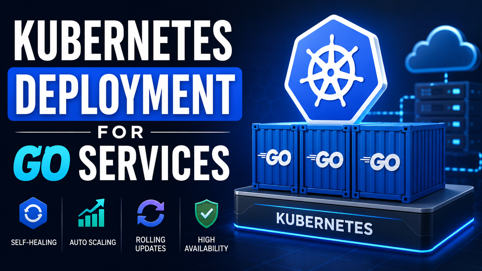 Kubernetes deployment for Go services