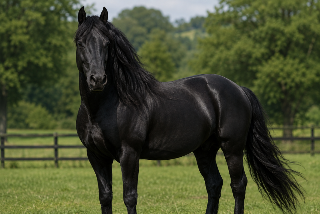 Black Horses: Breeds, Color Genetics & Care Black Horses