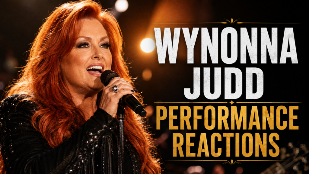 Wynonna Judd Performance Reactions