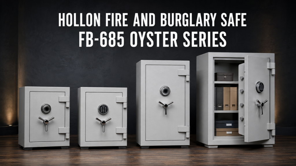hollon fire and burglary safe fb-685 oyster series
