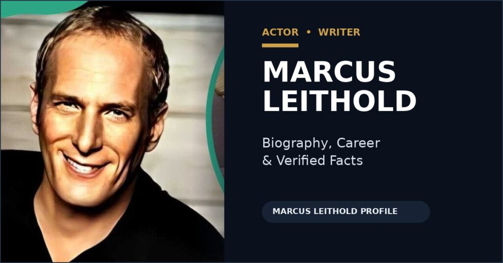 Marcus Leithold: Career, Movies and Verified Facts Marcus Leithold